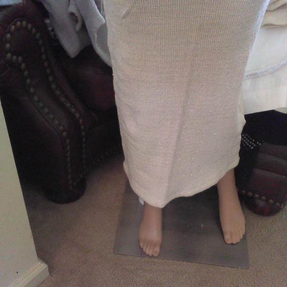 BNWT VINTAGE WHITE HOUSE BOUTIQUE 3 PC OFF WHITE/ GOLD SEXY SZ SMALL BY MARe' - Picture 10 of 12